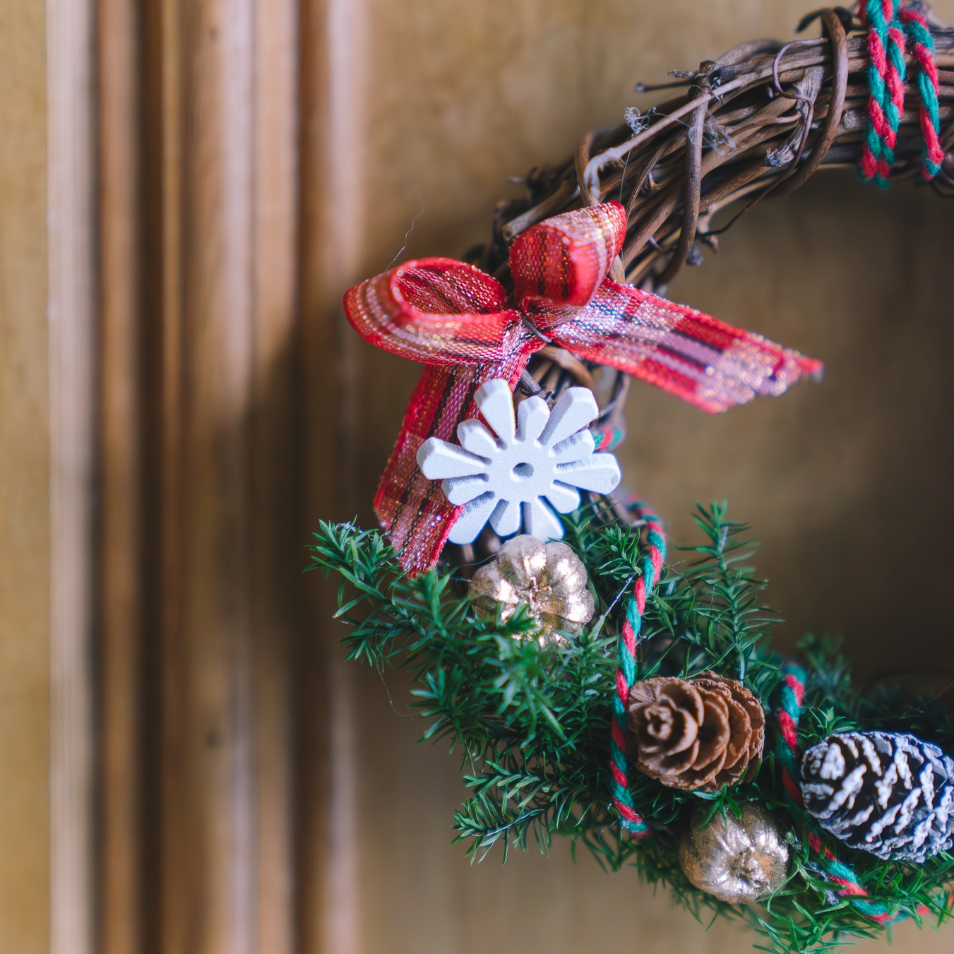 【 森之語・掌心微光 】迷你小花圈掛飾