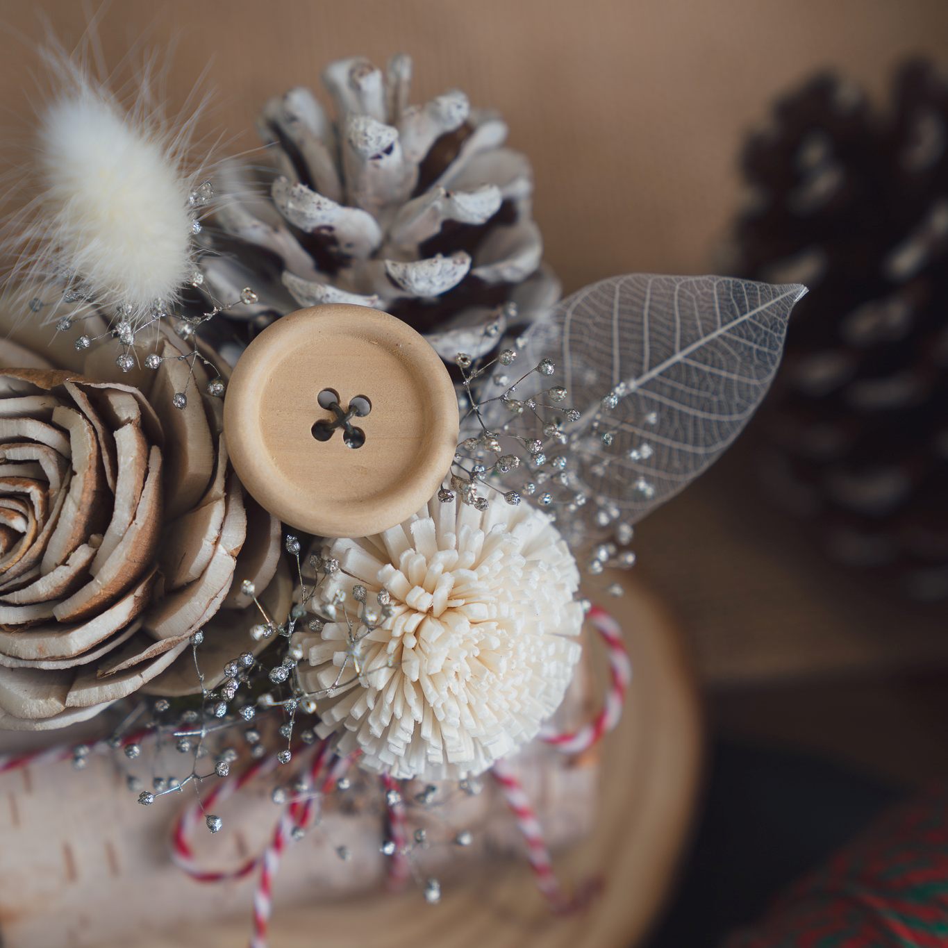 【 森之語・北歐白境 】雪白樺木盆花