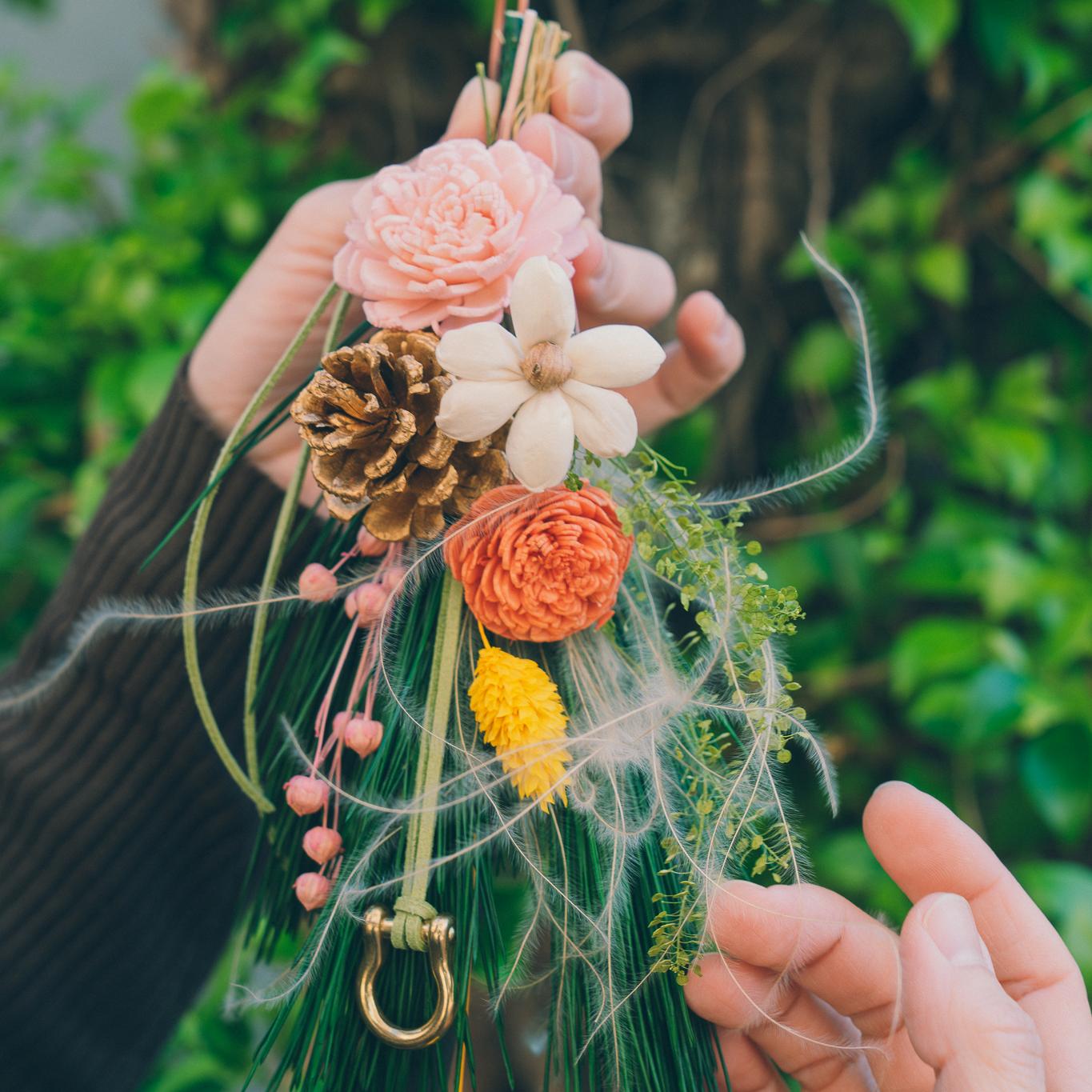 乾燥掛飾系列 -【炭馬舞春】